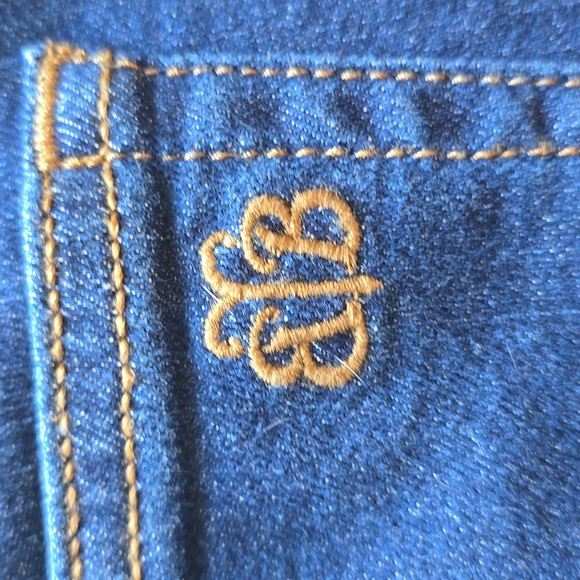 NWOT, Brooks Brothers, Straight Leg Dark Wash Jeans, Women's 10 - Picture 11 of 15